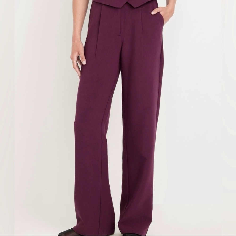 Old Navy Purple Wide Leg Jumpsuit
